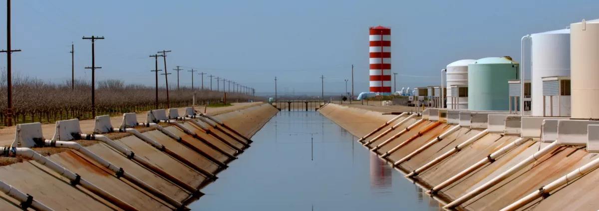 Canal agriculture intensive