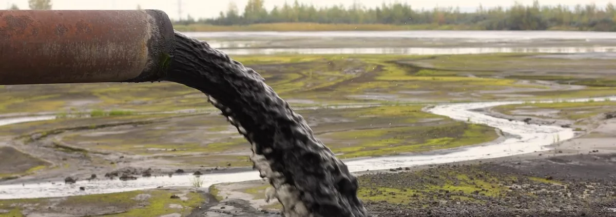 Eau polluée par les métaux lourds