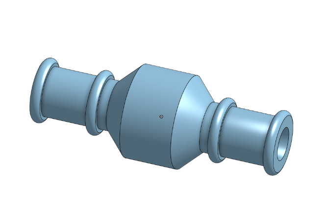 3D model of hose connector