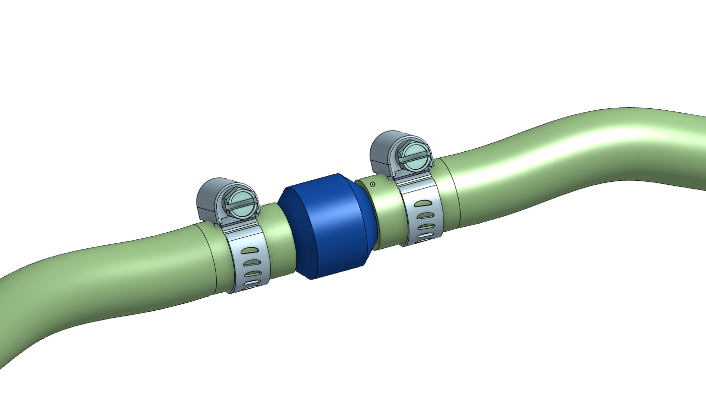 3D connecteur avec tubes