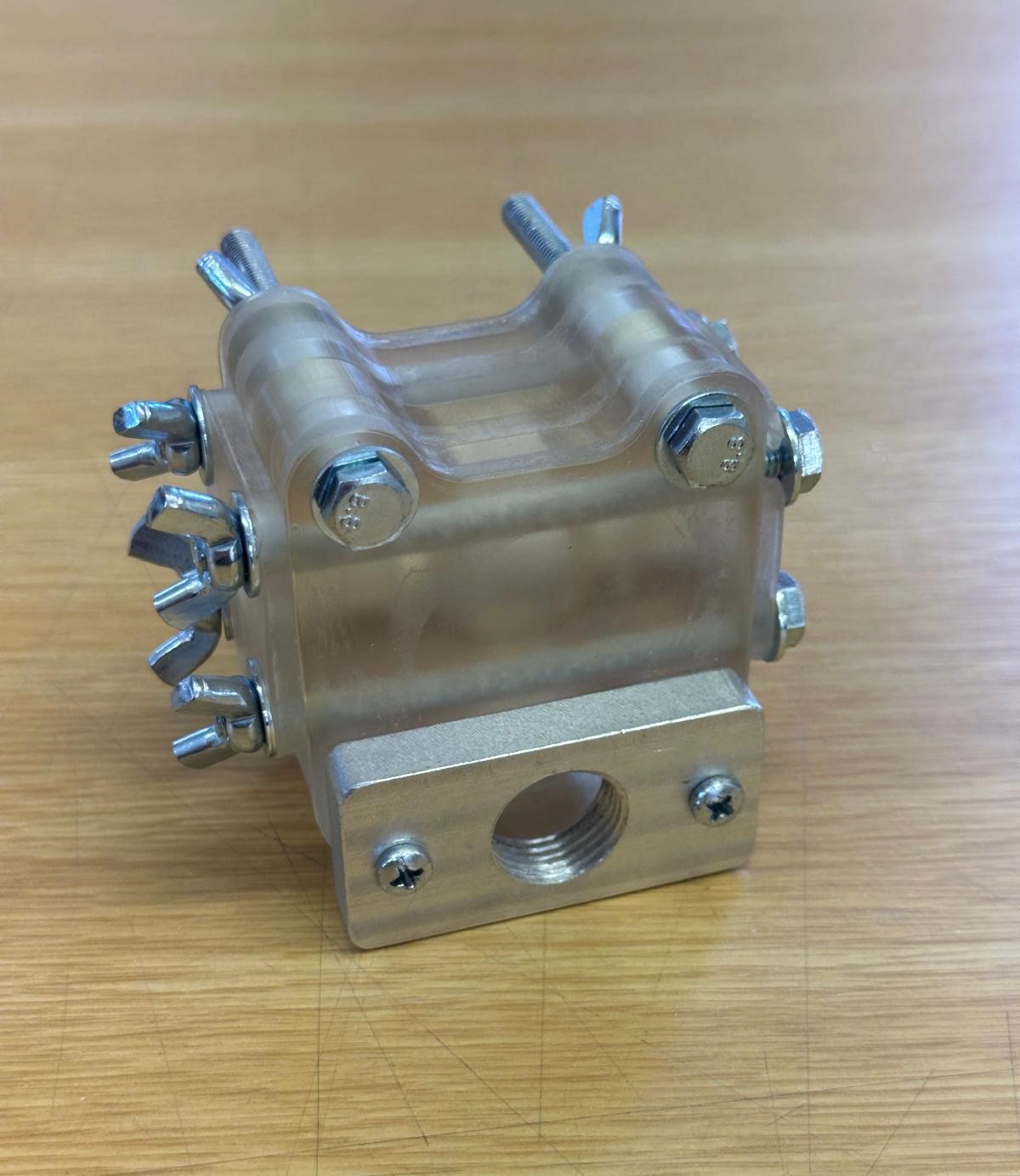 Second mold prepared for plastic injection